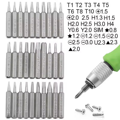 Destornillador de precisión multiusos 32