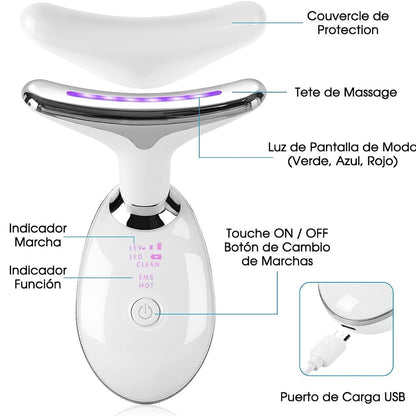 Masajeador facial de elevacion