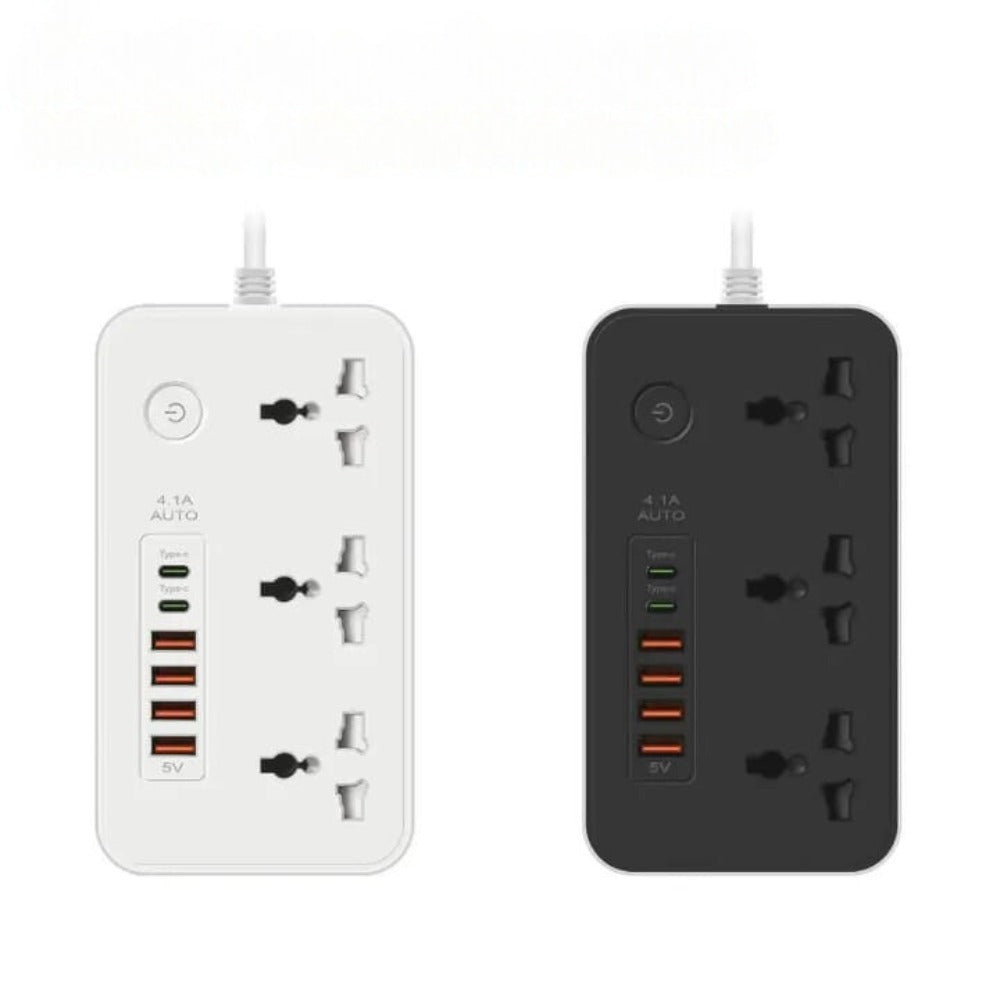 Multitoma De Corriente Con Puertos Usb +